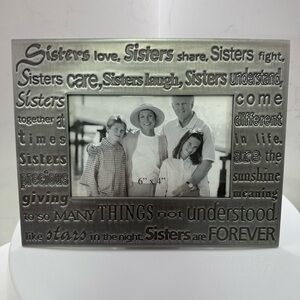 Silver Sisters Picture Frame